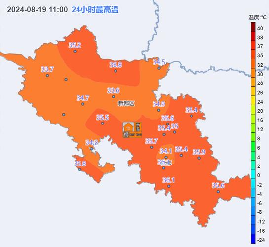 江西省都昌县发布高温橙色预警