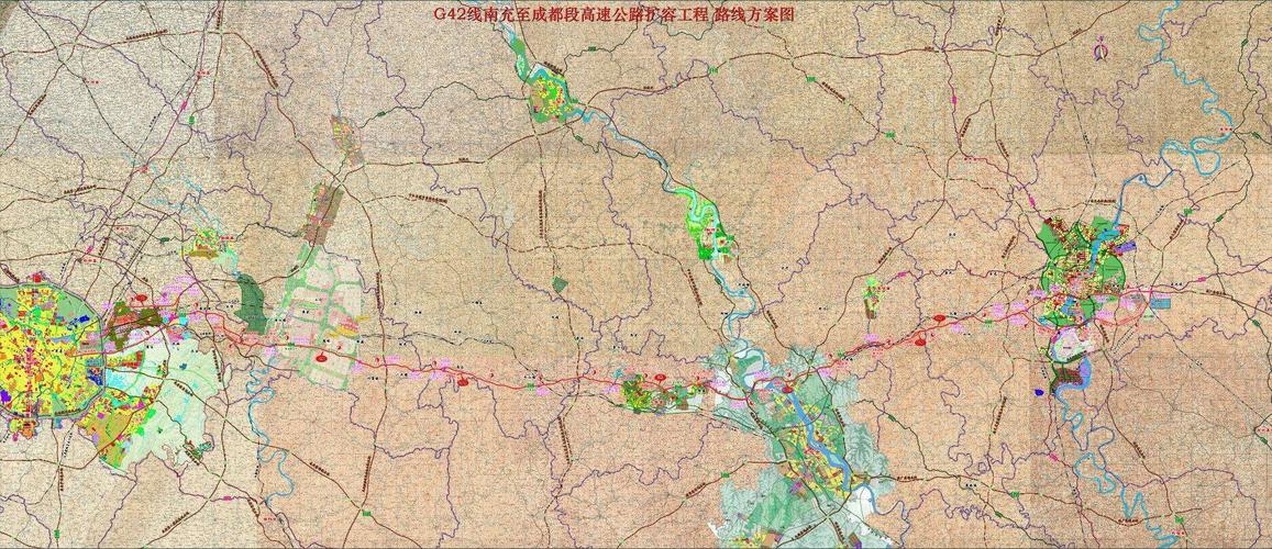 成南高速扩容工程淮口互通进入路面施工阶段