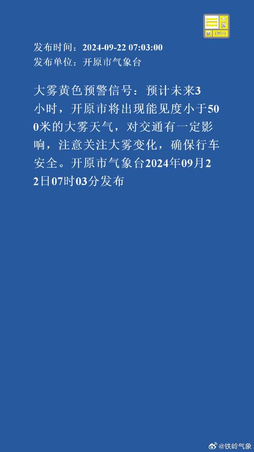 北京市大兴区发布大雾黄色预警_1